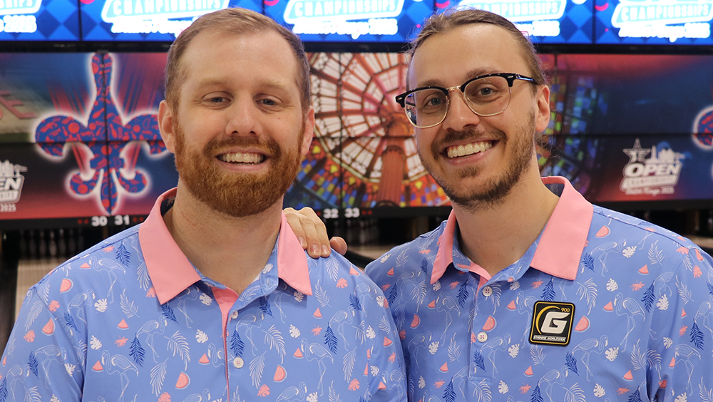 Duncan DeVries and Mitch Hupé at the 2025 USBC Open Championships Duncan DeVries and Mitch Hupé at the 2025 USBC Open Championships